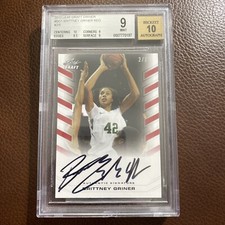 BGS 9 10 2013 Leaf Draft #Brittney Griner BG1 Red 2/5 FULL NAME AUTO Rookie RC!