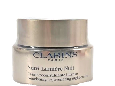 CLARINS NUTRI-LUMIERE ANTI-AGING & NOURISHING NIGHT MOISTURIZER 1.6OZ/50ML INBOX