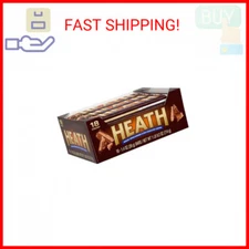 HEATH Milk Chocolate English Toffee Candy, Bulk, 1.4 Oz. Bars (18 Count)