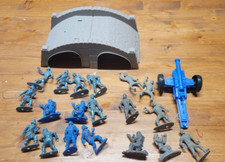 MPC Playset Civil War figures, bridge, and cannon