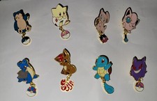 Assorted Anime Pokemon Unofficial with Hanging Charms Brooches Hat/Lapel Pins