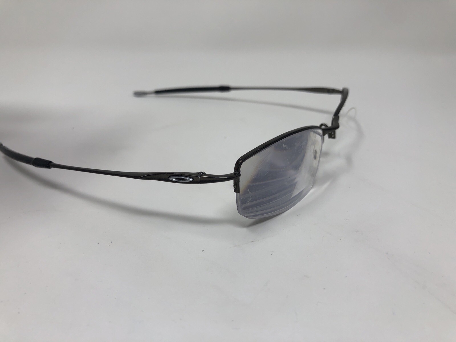 Oakley Eyeglasses Frame JACKKNIFE 4.0 Pewter 51-19-138 Half Rim Metal ...
