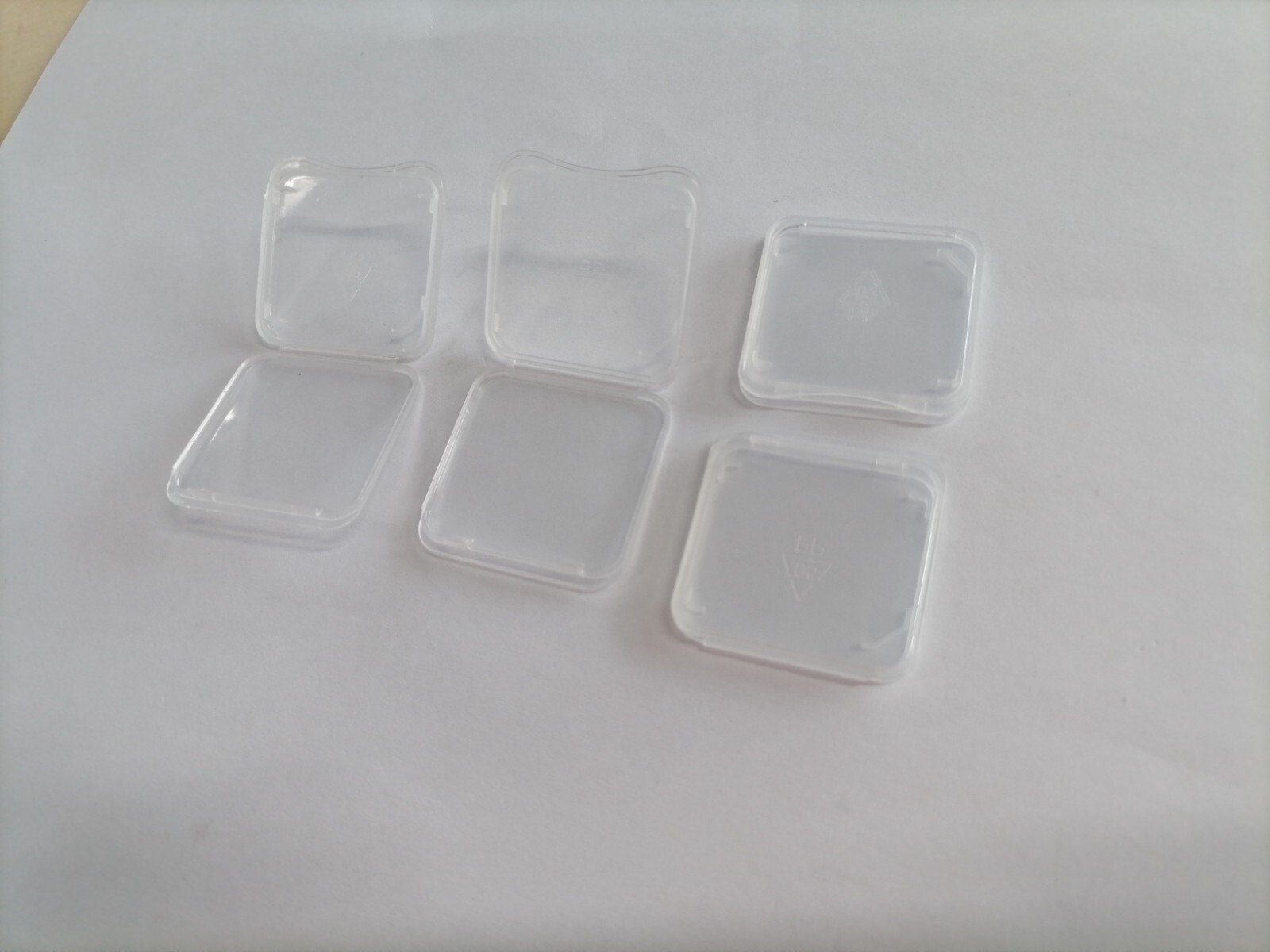 20Pcs SD Card Holder Plastic SD MMC SDHC PRO Duo Memory Card Case