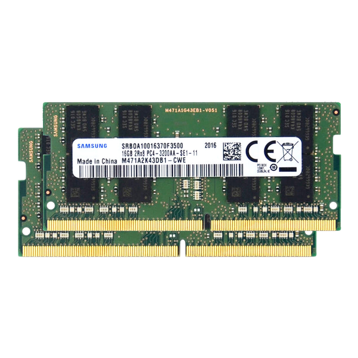 Samsung Kit 32GB (2x 16GB) 3200MHz DDR4 Non-ECC SODIMM PC4-25600