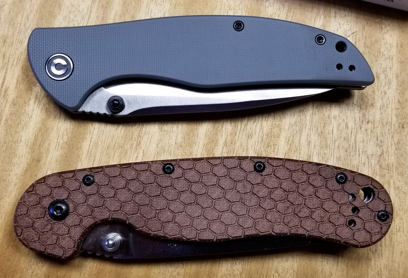 CIVIVI Governor G10 D2 C911A Ontario RAT 1 Micarta Aus-8 8849DT combo edge tan