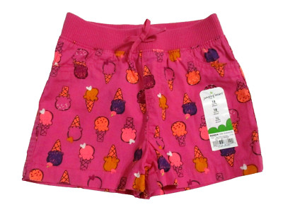 NEW GIRLS 18 MONTHS JUMPING BEANS SHORTS BOTTOMS PINK PURPLE ICE CREAM COTTON