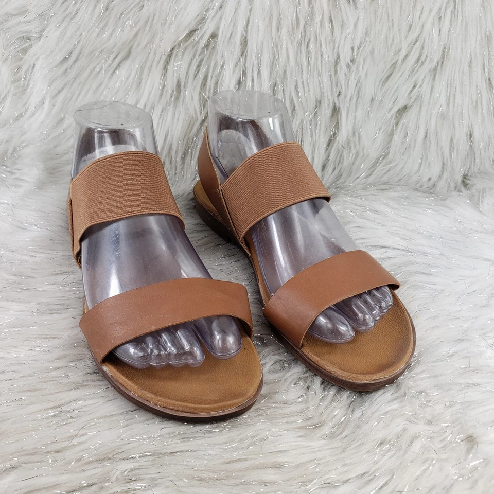 JELLYPOP Basic Brown Ankle Strap Sandals Womens Size 7 - Image 3 of 4