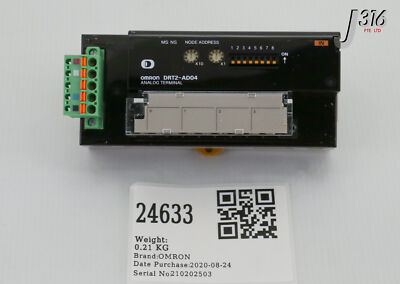 24633 OMRON ANALOG INPUT, DEVICENET 4-PT (NEW) DRT2-AD04 | eBay