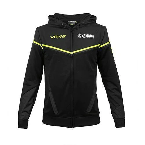 VR46 Cappuccio Ufficiale Valentino Rossi Nero Doppia Yamaha YKMFL 315704