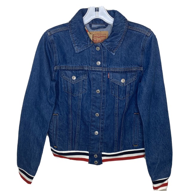 Denim Jacket Trucker Original Rib Trim 