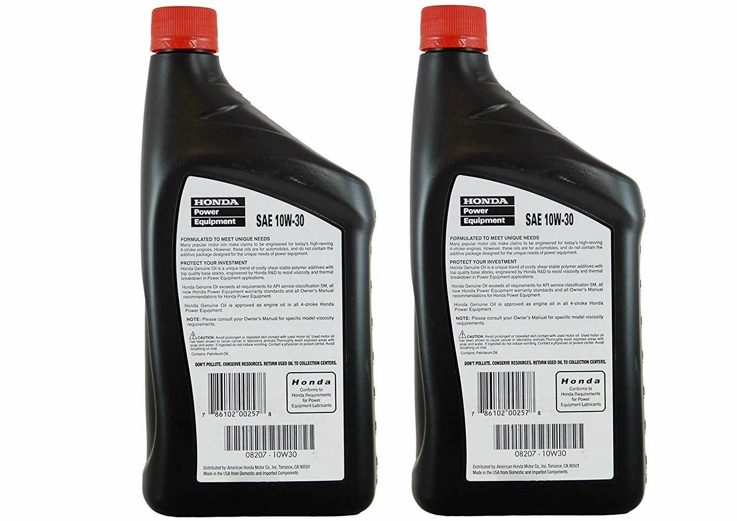Honda SAE 10W-30 Motor Oil #08207-10W30x2