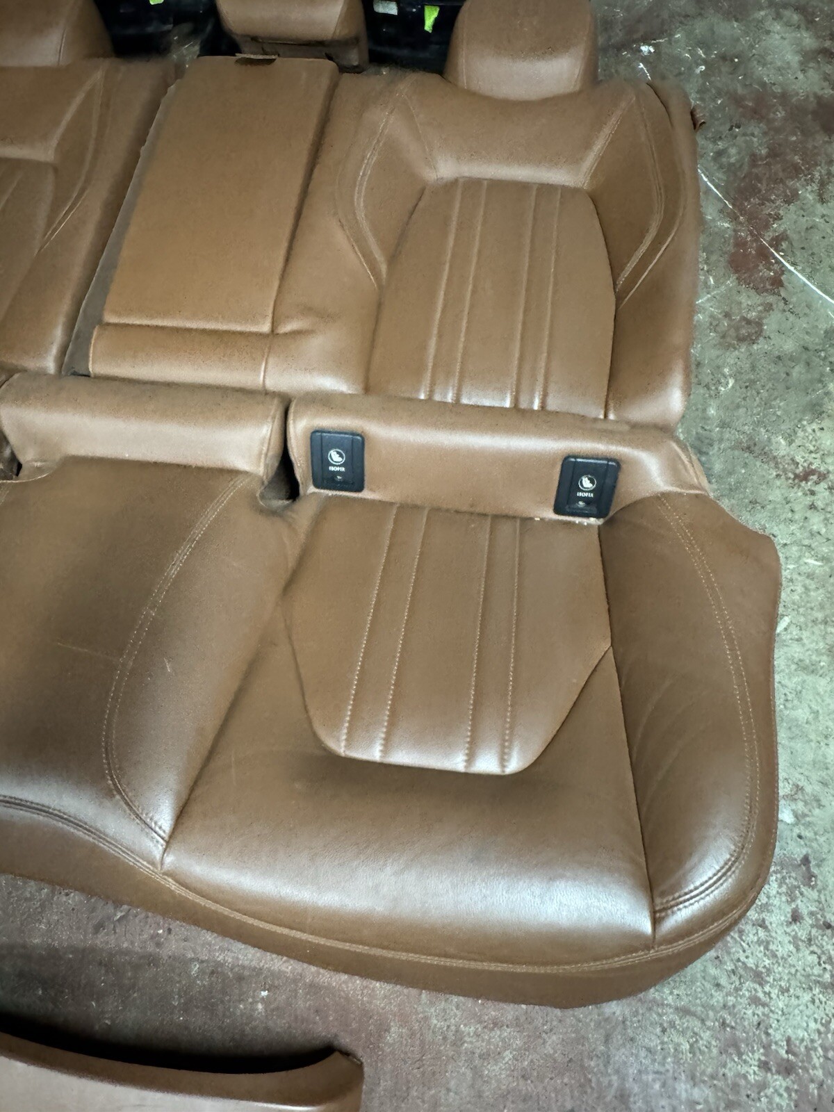 2014 - 2017 Maserati Ghibli S Q4 Seat Leather Cushion Front Rear Set Brown OEM