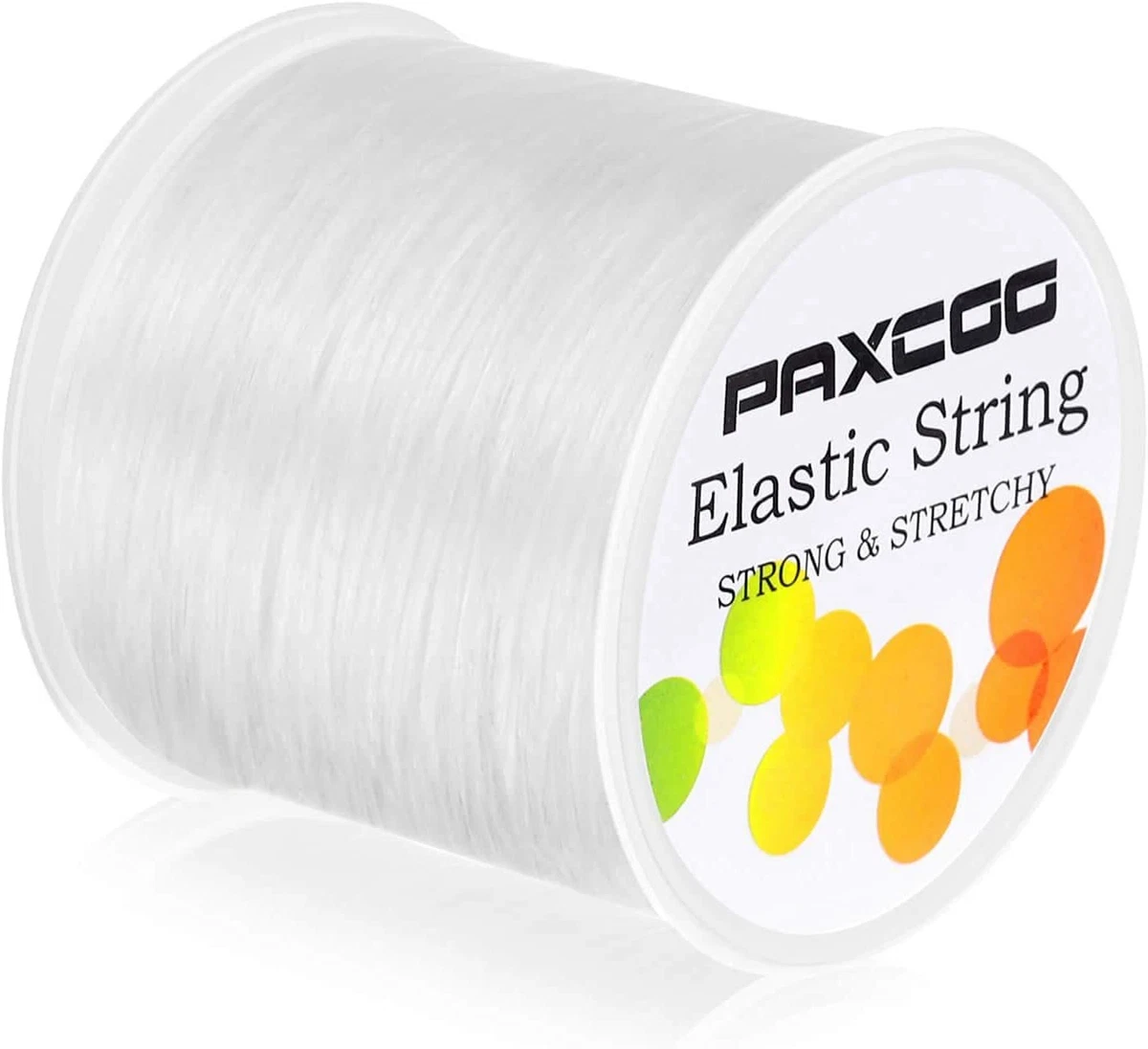 Elastic String for Jewelry Making 0.8mm Clear Elastic Nylon Cord 100m Crystal for Bracelet Making DIY Beading Stretchy String for Bracelets and Beade