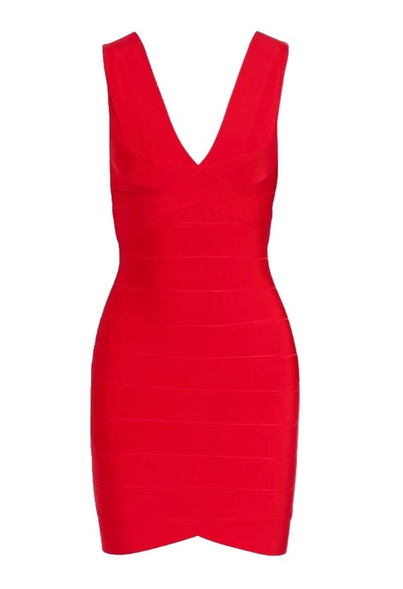 Herve Leger Women's Striped Sleeveless Dresses for Women