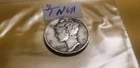 USA 1943 Mercury Dime 10 Cent Silver Coin Idas3.
