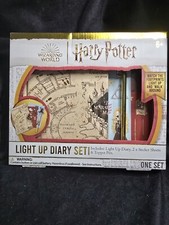 Harry Potter Wizard Light Up Diary Journal Activity Set, Stickers & Topper Pen