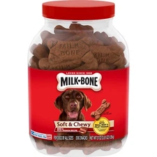 Milk-Bone Soft & Chewy Beef & Filet Mignon Recipe Dog Snacks 37 oz