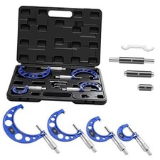 Jeu de micromètres extérieurs gamme 0-4", mesure micromètre de précision 4 pièces