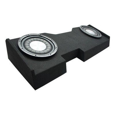 Harmony Audio HA-F124 12'' Subwoofer Fits 14-18 GMC Sierra Crew Cab Dual Sub Box