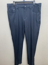 Greg Norman Men's Golf Pant Size 36 x 30 Dark Blue NWT Performance Stretch