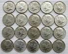 1967-69 Kennedy Half Dollar Roll of 20 - 40% Silver ~ Under Melt!