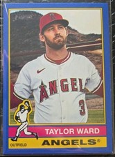 2025 Topps Heritage High Number - Taylor Ward #643 Dark Blue Bordered