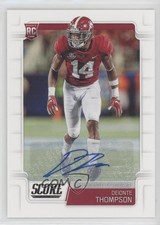 2019 Score Rookies Signatures Deionte Thompson #377 Auto rf2
