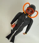 Vintage 1966 GI Joe Brown Hair + 40th Frogman Scuba Set #7602 Complete