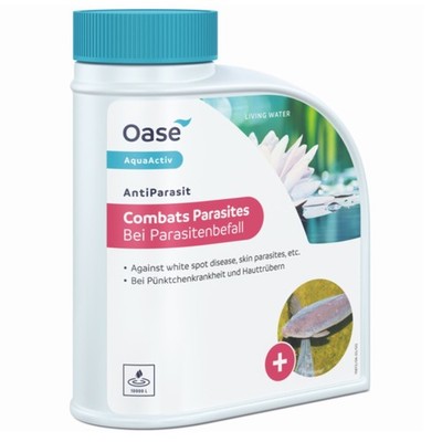 (45,90 EUR/l) Oase AquaActiv AntiParasit 500 ml gegen Parasiten - Fischmedizin