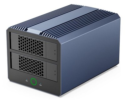 Hybrid Hard/NVMe Drive Enclosure RAID - 2 Up to 8tb NVMe - 2 Up to 30tb HDD