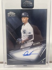 2021 Topps Chrome Black - Chrome Black Autographs Deivi Garcia #CBA-DG (AU, RC)