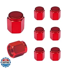 DXNQ 8 PCS Tire Valve Stem Caps, Aluminum Alloy Tire Valve Stem Protective Ca