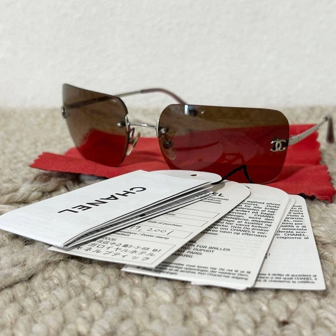 CHANEL Rimless Sunglasses for Women for sale | eBay
