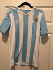 Argentina Home football shirt 2015 Soccer Adidas Mens Size S Jersey Trikot AA2