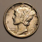 #7 Nicer Low Mintage 1941 P Mercury Dime