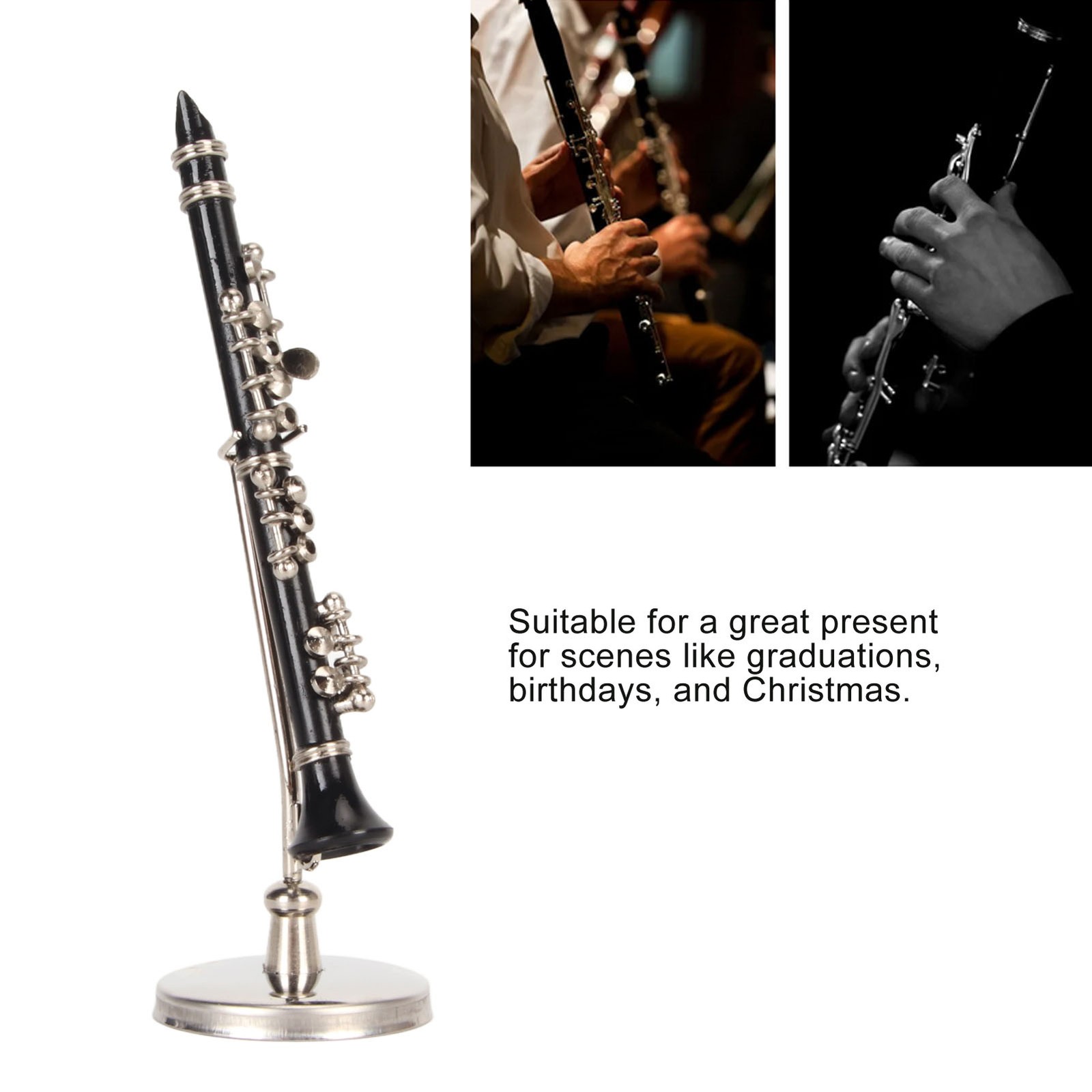 Miniature Clarinet Model With Stand And Case Musical Instruments Clarinet Mo