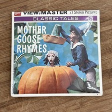 Vintage Sawyers Mother Goose Rhymes 3d View-Master 3 Reel Packet NEW SEALED