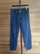 Vintage Lee Men's Relaxed Fit Straight Leg Jeans Blue Jeans Size 34 x 34