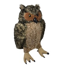 Vintage Giant Plush Owl Stuffed Animal Lifelike And Large Melissa  Doug