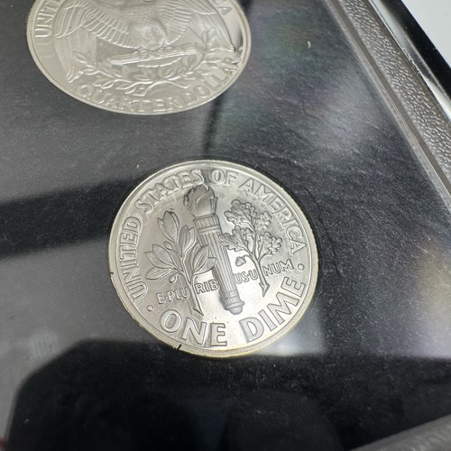1998 s premier silver set In Beautiful Black Velvet Display Case. 5 Coins - Picture 8 of 14