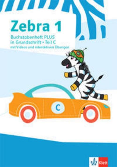 Zebra 1. Buchstabenheft PLUS in Grundschrift mit Videos und interaktiven Übungen