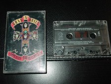 GUNS N' ROSES Appetite For Destruction Cassette Tape 1987 Geffen Records