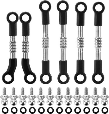 Verstellbares Edelstahl Link Set für 1/24 Buggy Losi Micro-B 1/28 Micro-T
