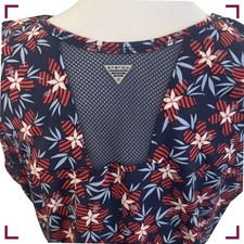 New W/Tags Columbia Woman's Midway Bay Floral Printed Dress Omni Freeze Sz. XL