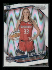 Lucy Olsen - 2025 Prizm WNBA - White Seismic - Rookie Variation