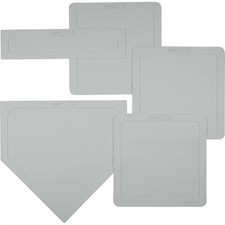 Rawlings | Throw Down Complete Base Set | Includes 3 Bases, Home Plate & Pitcher