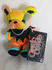 Grateful Dead Cosmic Charlie 7" Bean Bear Plush Stuffed Animal Liquid Blue Tag