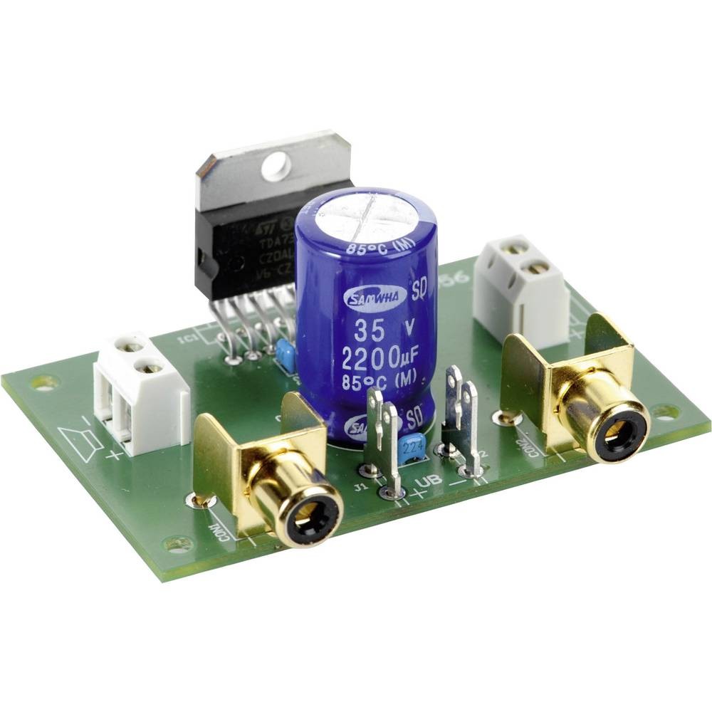Kit à monter amplificateur stéréo Conrad Components 1216582 DC