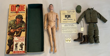 Vintage 1964 GI JOE ACTION SOLDATINO 12" FIGURE 7500 SCATOLA LIBRETTO E ADESIVI PULITO!