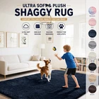 Cloud Walk Shaggy Rug Anti Slip Rug Fluffy Soft Plush Carpet for Living Room New